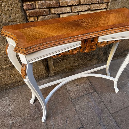 Mesa de Roble Vintage Restaurada – Mueble Artesanal con Historia