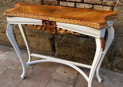 trabajo finalizado mesa restaurada