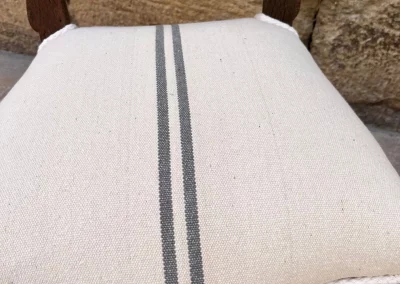 estado del tejido de la silla